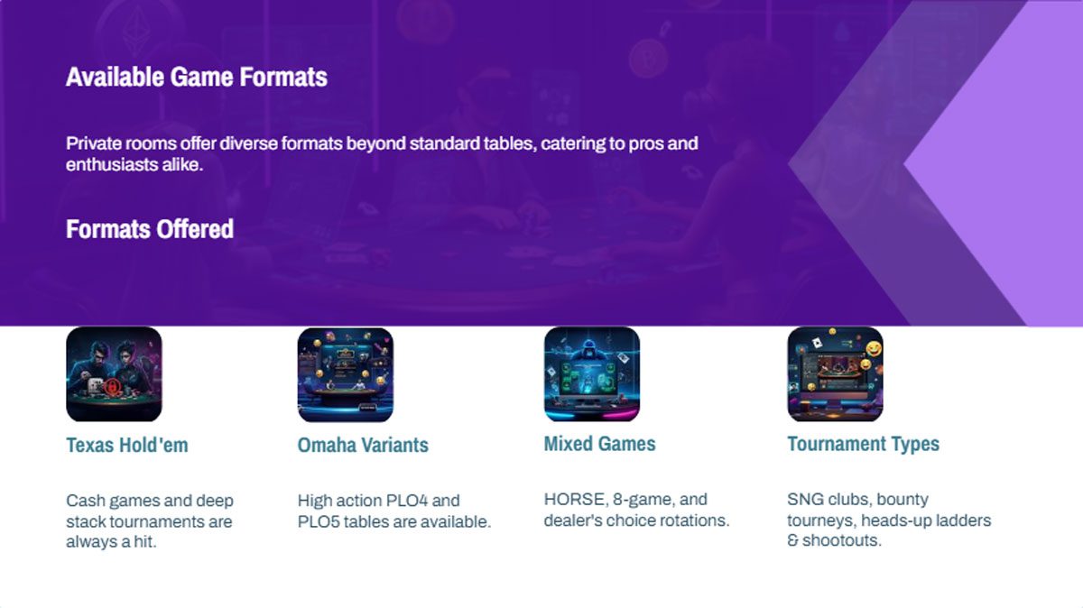 Play in Poker Private Rooms for Exclusive High-Stakes Action