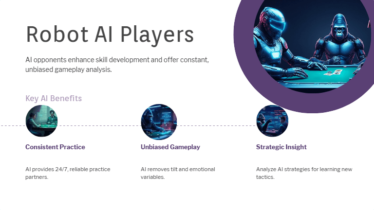 Bots with a Brain: Robot AI Players, Test Clubs, and Automated Tables