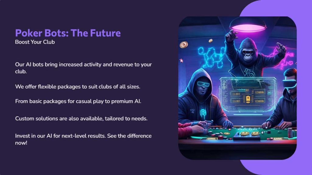 Buy the Best Poker Bots AI and Boost Your Clubs