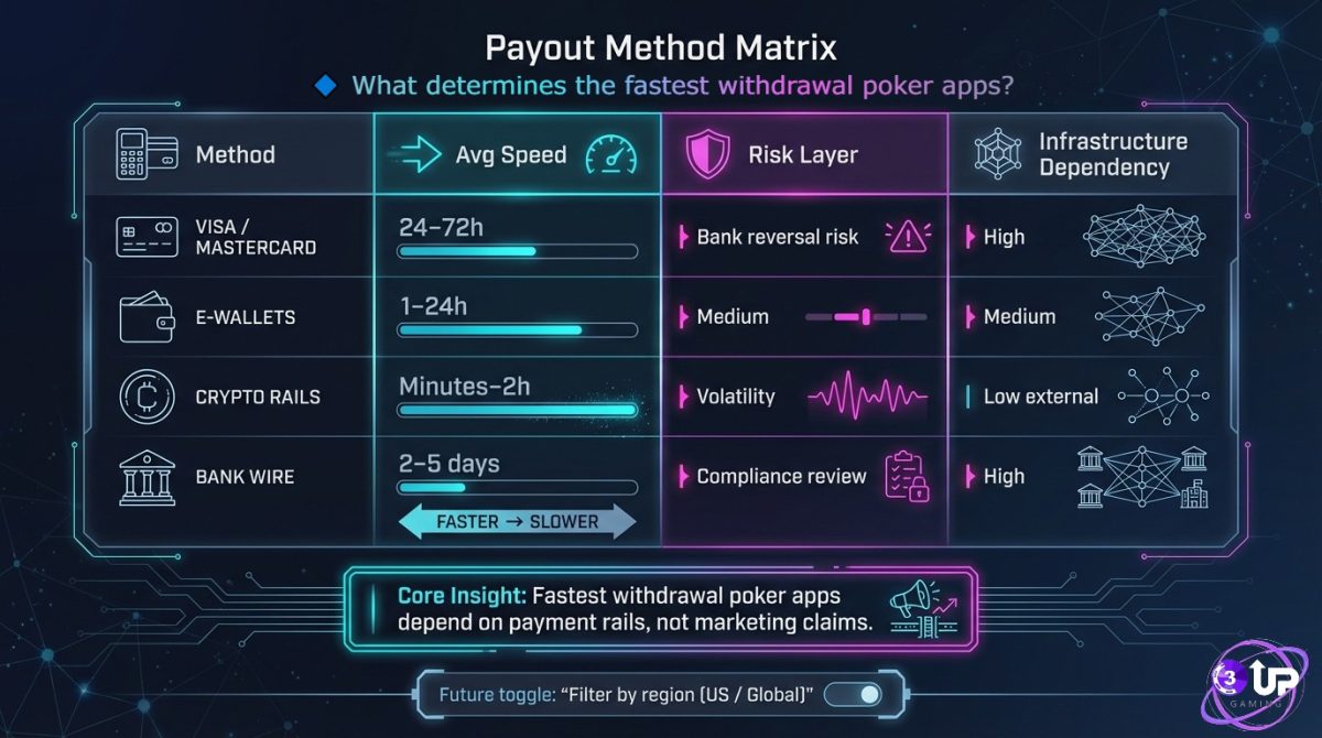 Payment method matrix